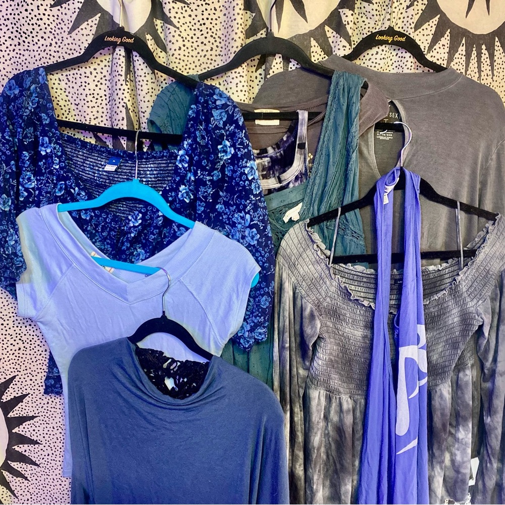 Shades of Blue and Grey TOP BUNDLE